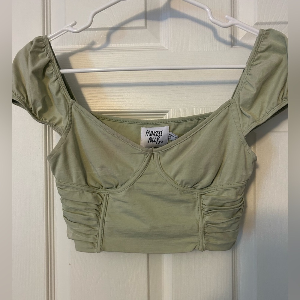 Princess polly Karla top green